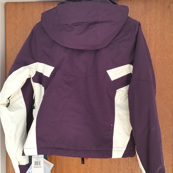 Spider ski jacket coat purple and white size 6 - Picture 3 of 4